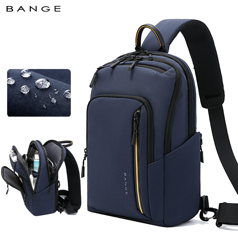 BANGE Waterproof & Breathable Minimalist 8L Crossbody Chest Bag for Everyday Use