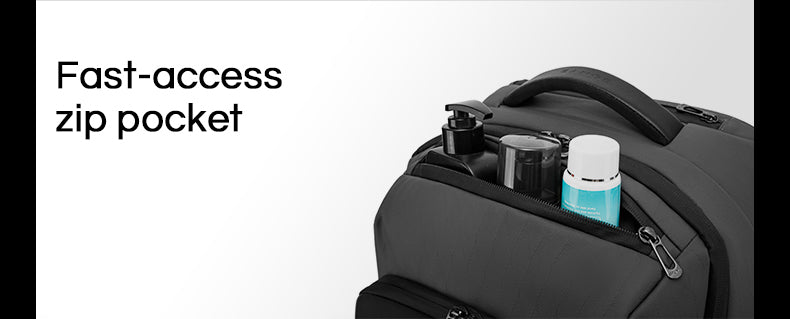 BANGE MultiFunctional Ergonomic 50L Large Capacity 2-in-1 Wheeled Backpack Trolley for Travel