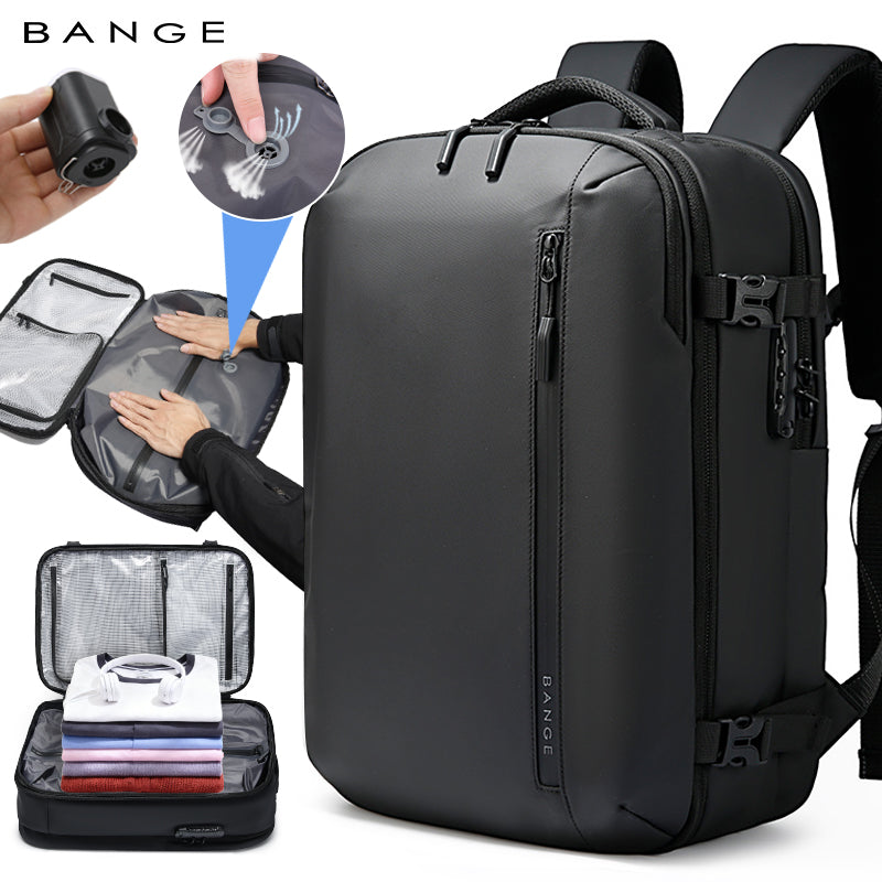 BANGE Large Capacity Vacuum Compression Travel Backpack with Dedicated – BANGE bag