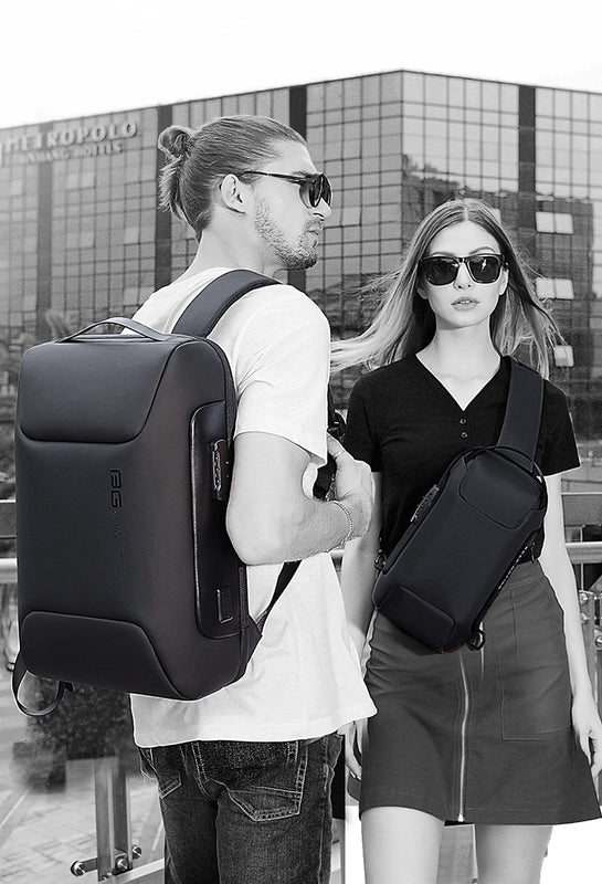 MoKo Vegan Leather Sling Bag - Small Trendy Casual Adjustable Detachable  Shoulder Strap Crossbody Bags for Women and Men Daily Hiking Travel, Beige:  Handbags