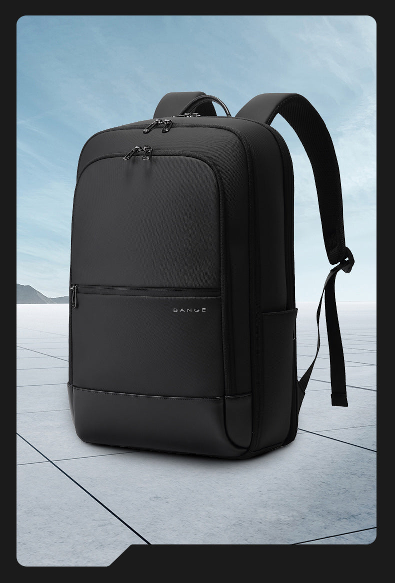 BANGE Stylish Waterproof and Scratch-proof Commute Business Travel Laptop Backpack