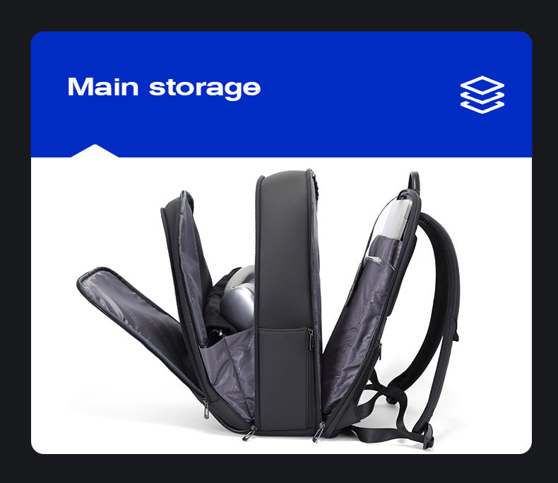 BANGE Stylish Waterproof and Scratch-proof Commute Business Travel Laptop Backpack