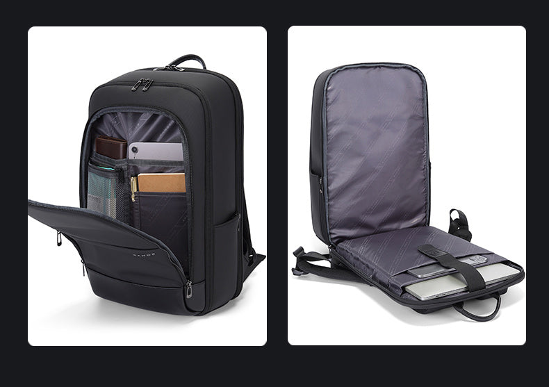 BANGE Stylish Waterproof and Scratch-proof Commute Business Travel Laptop Backpack