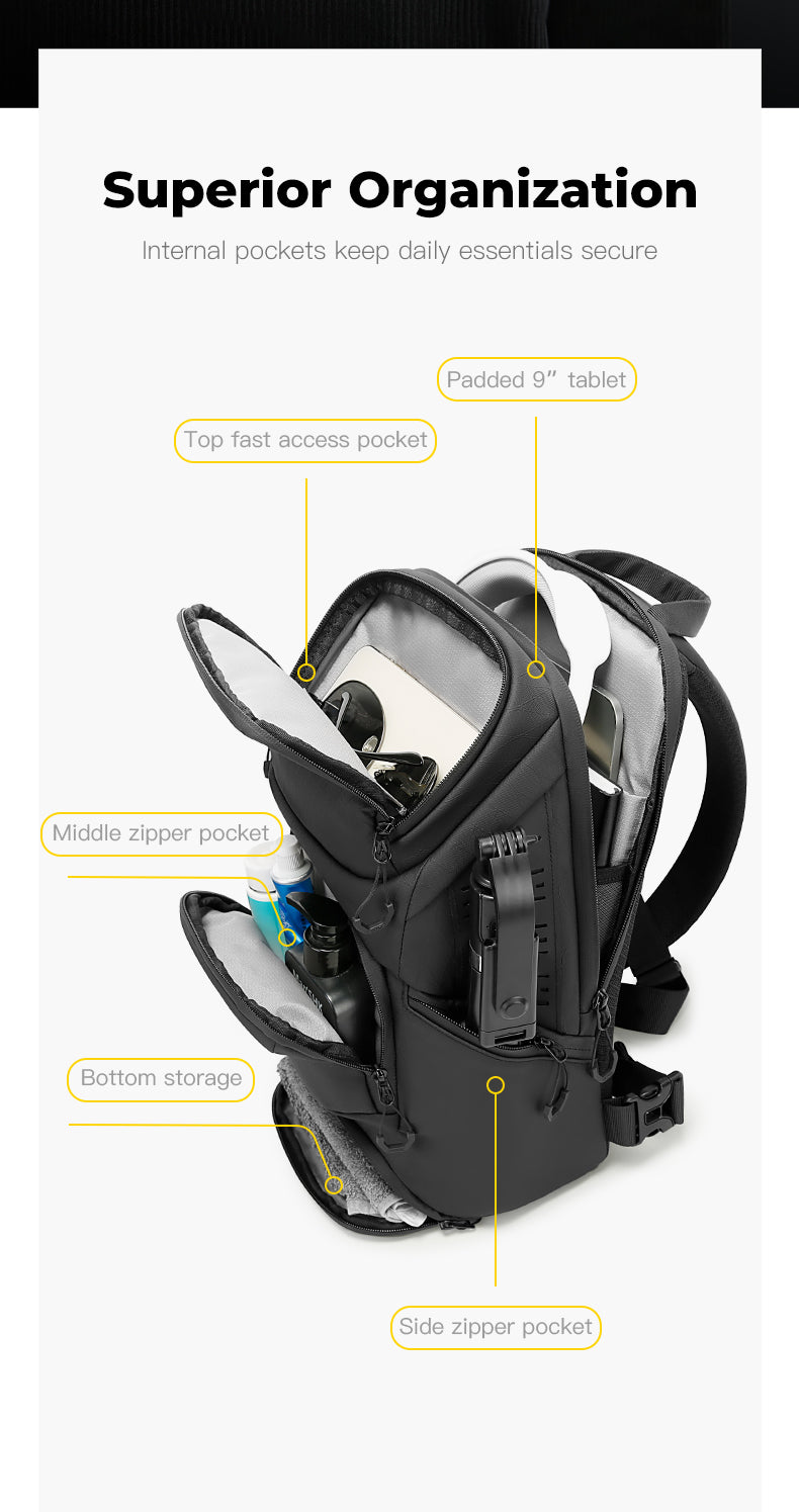BANGE 2025 Waterproof Minimalist Sling Bag Hiking Cycling Outdoor Crossbody Bag