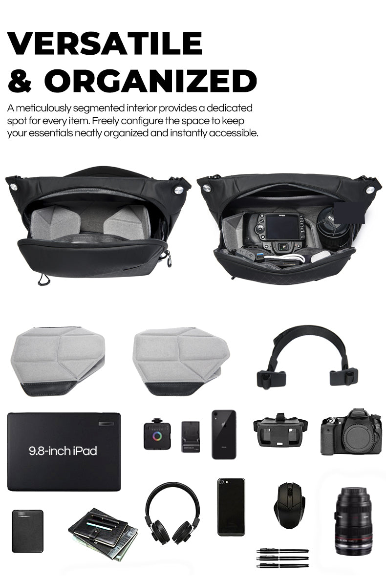BANGE Smart Organization Daily Commute Crossbody Camera Bag – BANGE bag