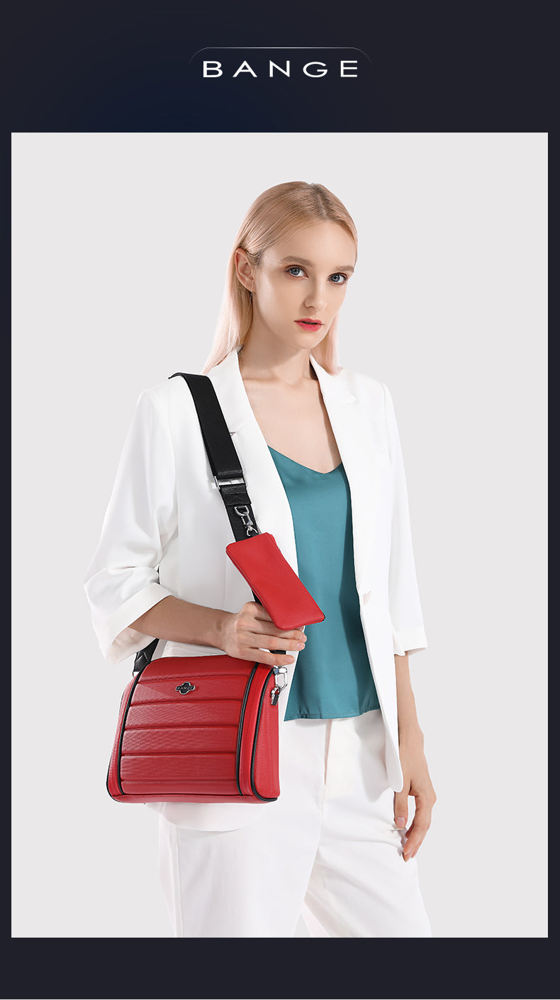 BANGE Minimalist Luxury Urban Commute Crossbody Bag