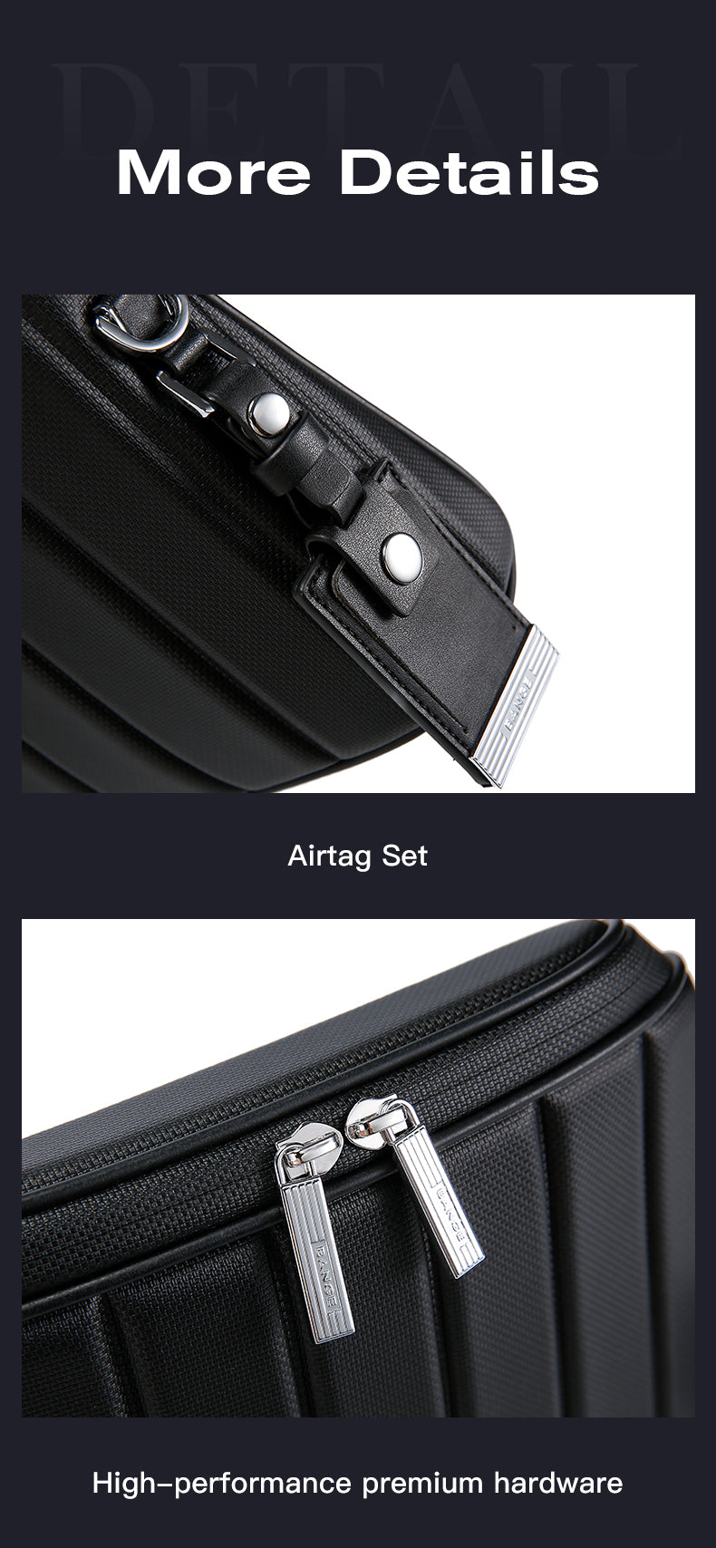 BANGE Minimalist Luxury Urban Commute Crossbody Bag