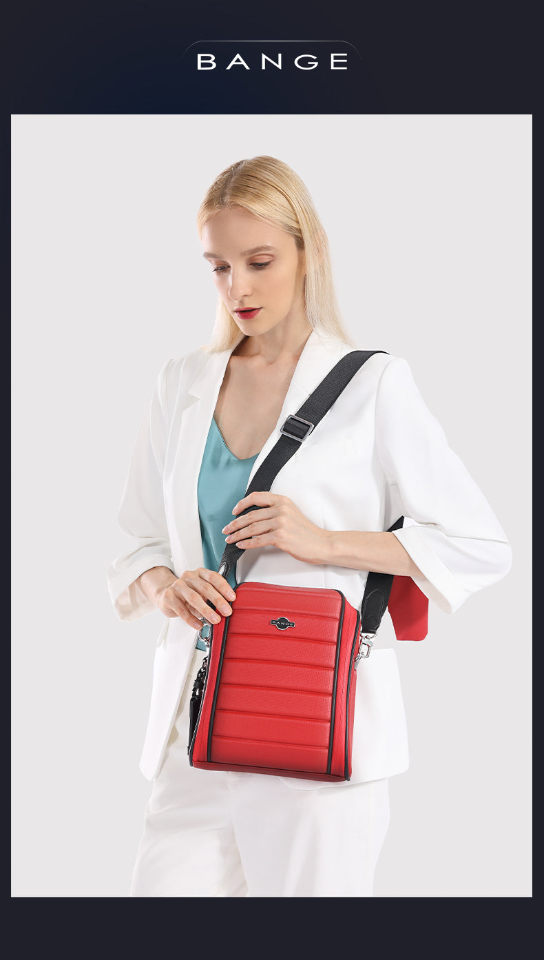 BANGE Sleek Commute & Business Travel Crossbody Bag for Men and Women