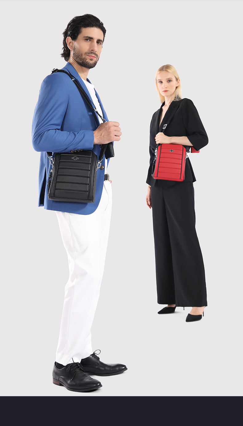 BANGE Sleek Commute & Business Travel Crossbody Bag for Men and Women