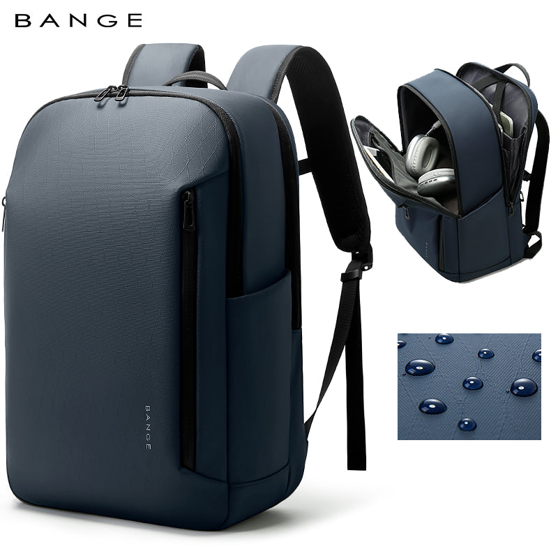 business travel laptop backpack BANGE Hot-selling Ergonomic Waterproof Business Traveler Essential Laptop Backpack, Blue