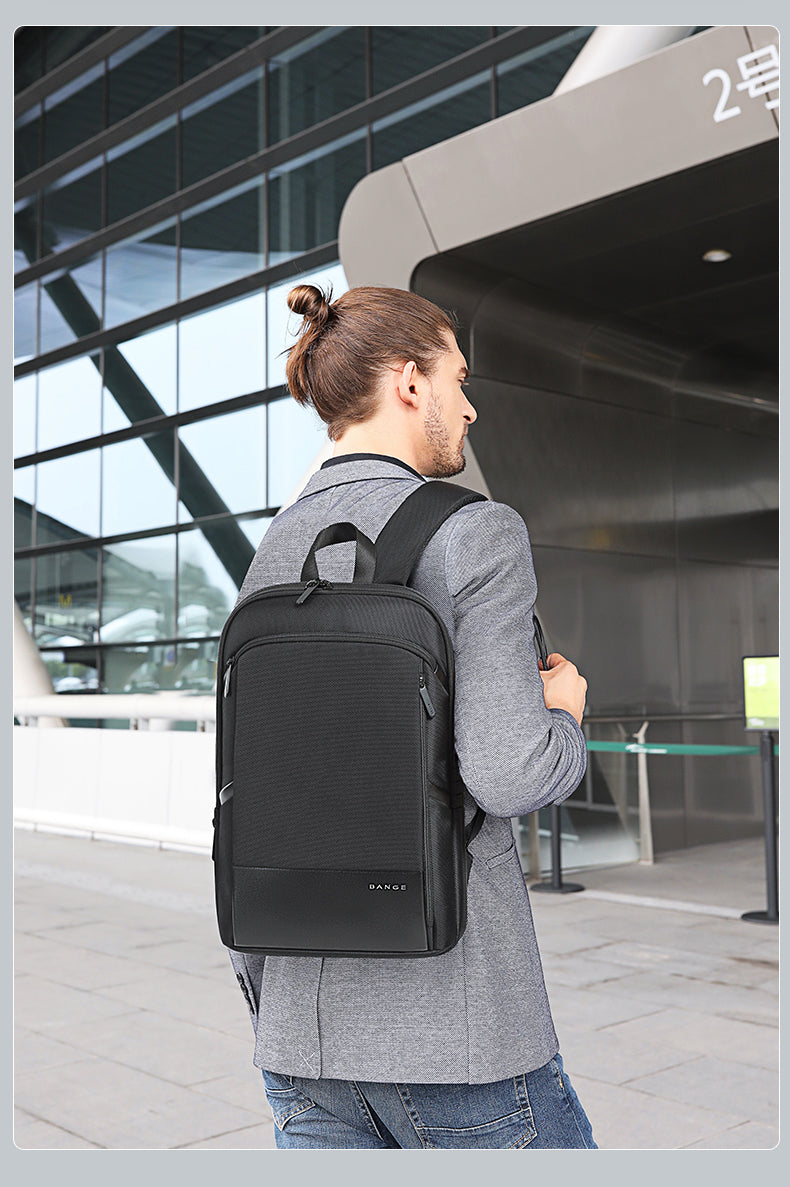 Bange Laptop Backpack 15 inch Super Slim extention Men Anti Theft Back –  BANGE bag