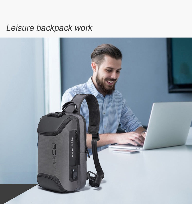 Can be used as sling backpack, crossbody bag, shoulder bag, sling pack, chest bag, travel bag, backpack purse, sling purse, hiking bag, working or business bag, suitable for office, school, outdoor, business and other occasions.