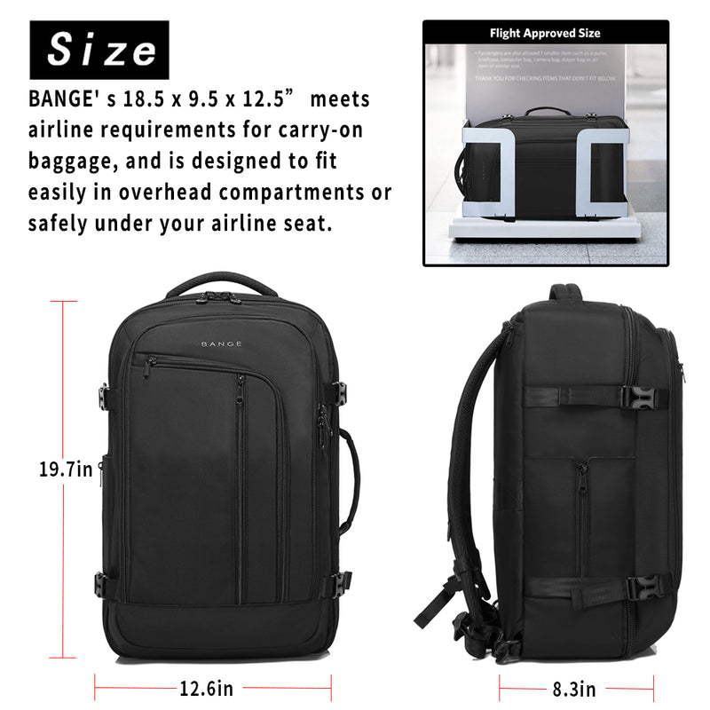 Bange Laptop Backpack 15 inch Super Slim extention Men Anti Theft Back –  BANGE bag