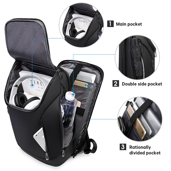 BANGE BUSINESS 15.6 INCH LAPTOP BACKPACK FOR MEN AND WOMEN