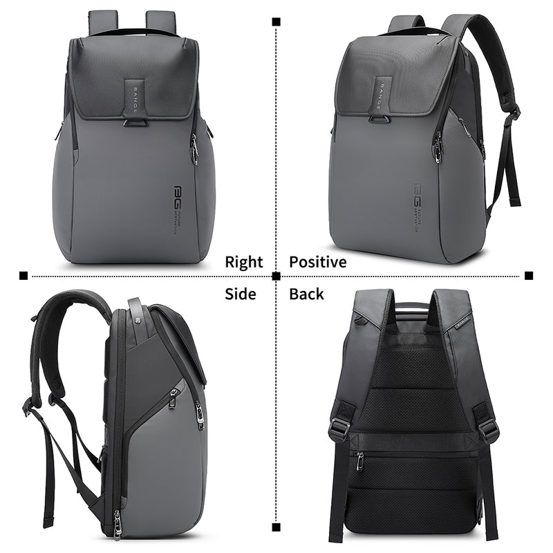 BANGE 15.6 inch laptop backpack for man,short journey waterproof bag pack