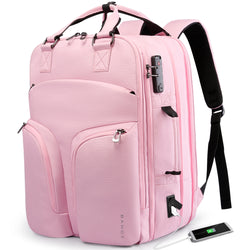 BANGE 35L Large Travel Backpack for Women,TSA Anti Theft 17.3" Laptop Backpack for Nurses Teacher School Bookbag
