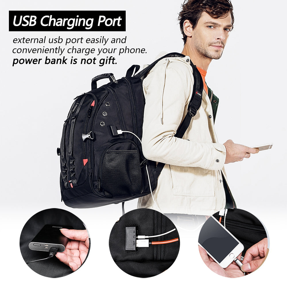 Large Laptop Casual Backpack 17 inch Durable XL Heavy Duty
