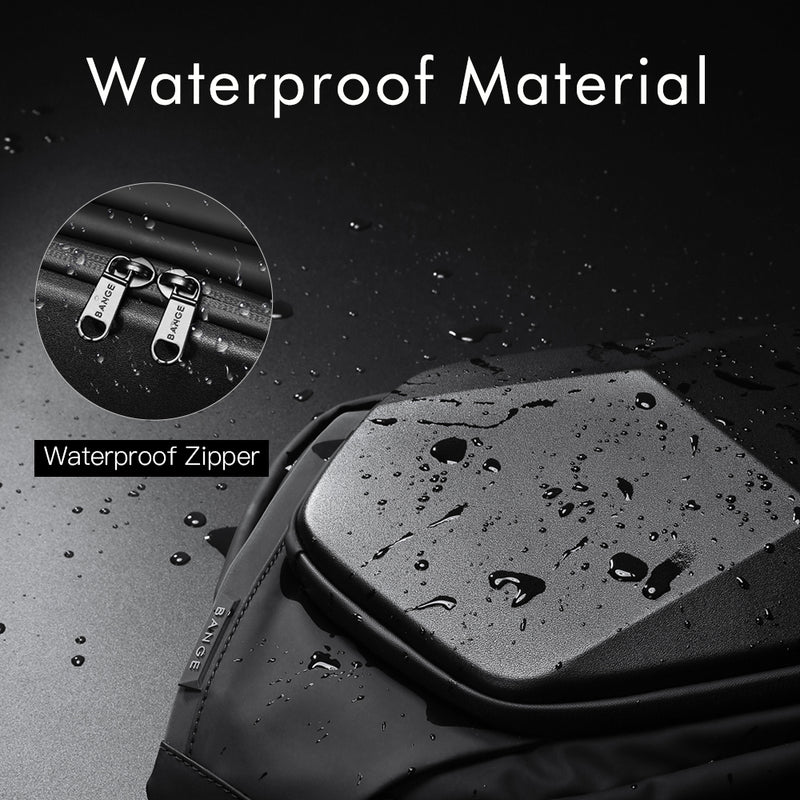 [Waterproof material and zippers ] The anti-shock shell is waterproof,moreover,with three seal waterproof zippers(Top quality Smoothly YKK customize zipper).The main material of this bag is also waterproof .so it can protect your electronics well in a rainnyday.