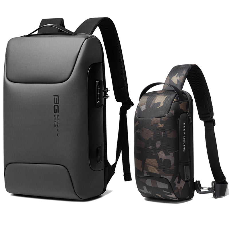 Sling Crossbody Bags Men USB Charging Chest Pack Short Trip Messengers Bag  Shoulder Bag