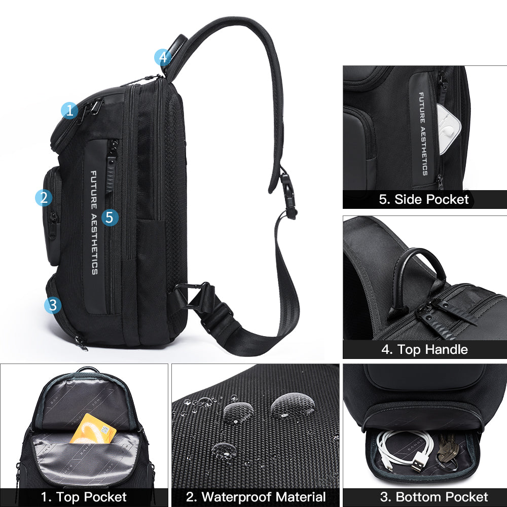 thumbnail image 2 of Antitheft Shoulder Bag With USB Charging Port 2 of 11