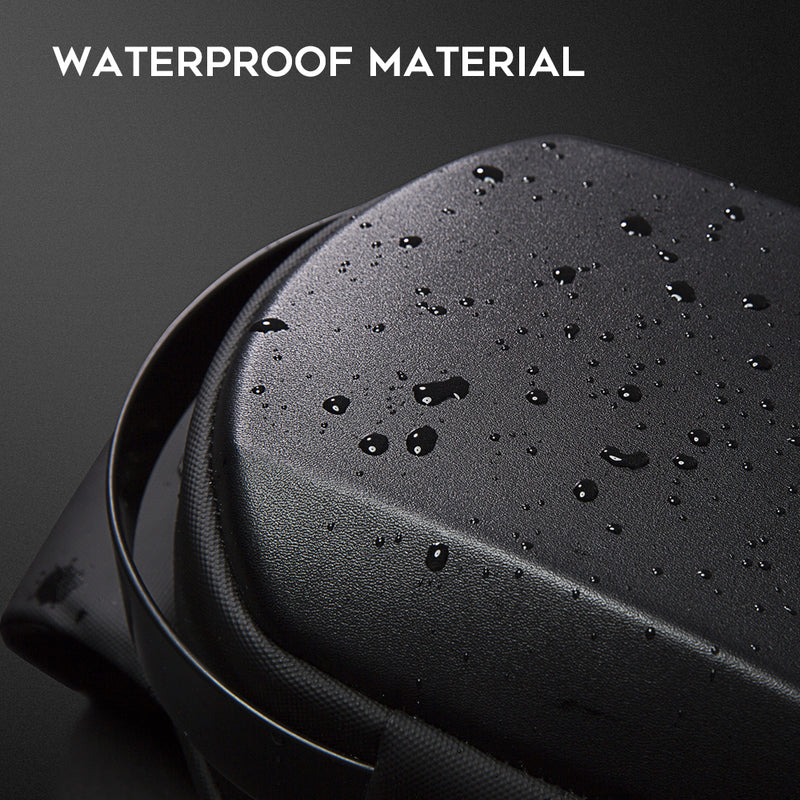Anti-Shock and waterproof Material with slim Appearance made it a perfect Daypack and a sling bag with future aesthetic . Multi-layer Wear-resistant and durable shell design, can effectively increase the protection and resilience of the sling shoulder bag, comprehensively protect your electronics,meets your everyday need.